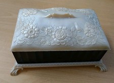 Vintage Art Deco Cream Plastic