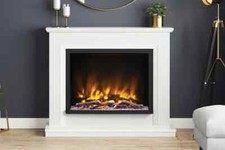 Elgin & Hall PRZYM Alesso Marble Electric Fireplace Suite