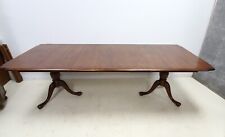 Reproduction Mahogany Double Extending Dining Table