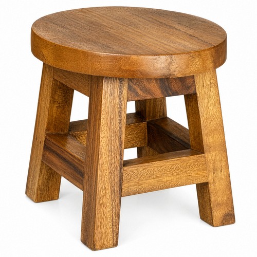 Wooden small step stool - wooden,