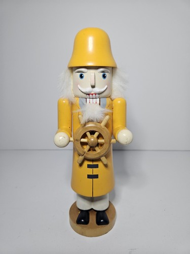 Wooden sea captain helmsman - wooden,