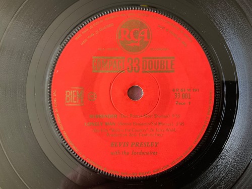 Elvis rare french ep 33 - v-,