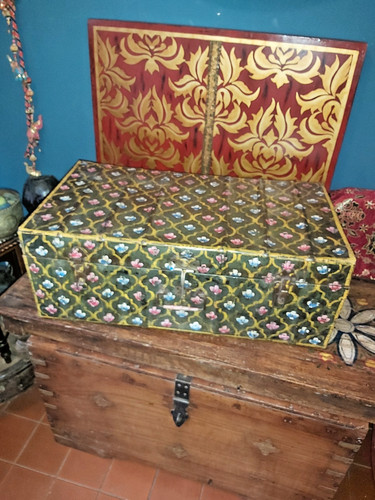Indian vintage hand painted - indian,