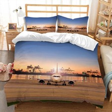 Aircraft at The Dock Sunset