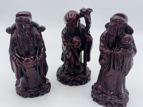 Vintage resin statue set - vintage, lu