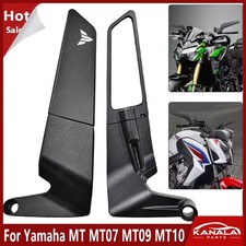 Mirrors Wing Adjustable Rotating Rearview Mirror For Yamaha MT MT07 MT09 MT10