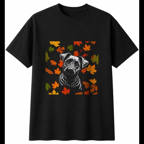Graphic patterdale terrier - graphic, in