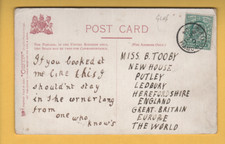 Nailsworth, Gloucestershire - Single circle postmark 1904 - Humour, Comic