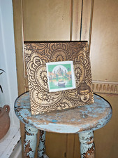 SMALL INDIAN HANDMADE MANGO WOOD PHOTO FRAME - BUDDHA