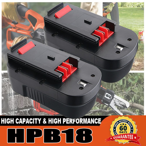 18v 8ah battery for black - 2x, 4.8ah