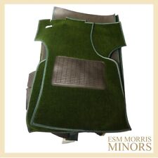Morris Minor GREEN Carpet Set 1956-71 (Latex Backed) *NOT Van / Pick-Up*