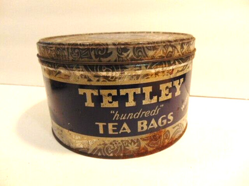 Old tetley tea 100 - tea, tin