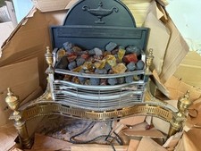 ornamental electric 2 bar fire grate 