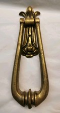 Vintage Solid Brass Floral Art