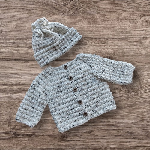 Baby handmade aran bobble - handmade,