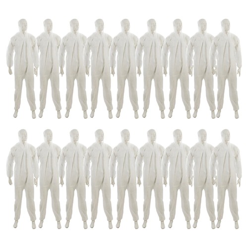 White disposable overalls suit - disposable,