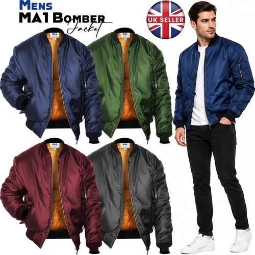 Mens ma1 bomber jacket - jacket, combat