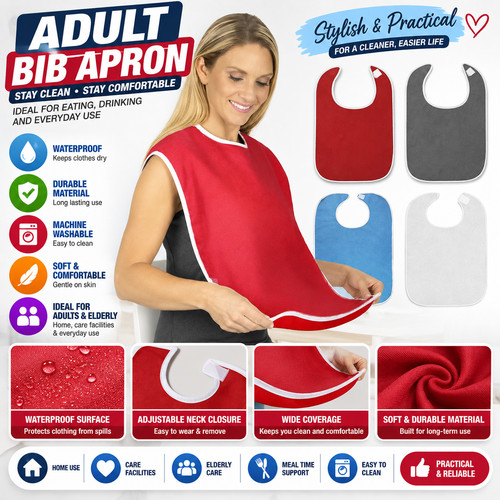 Pcs adult bibs the - 1,