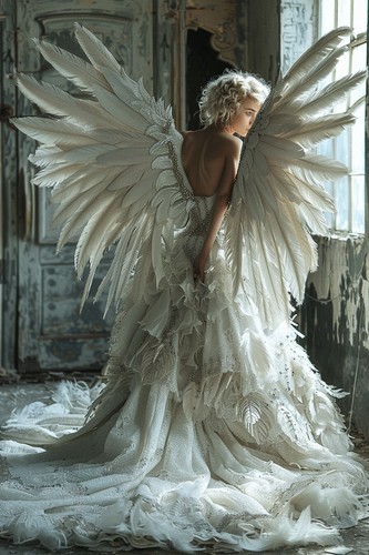 Stunning angel wings canvas - stunning,