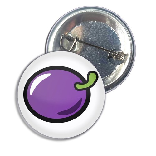 Fruit machine plum - fruit, button