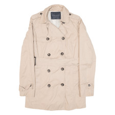 ZARA Basic Womens Trench Coat Pink S