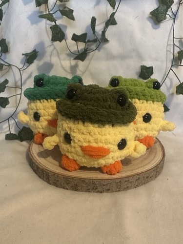 Handmade crochet duck plush - handmade,