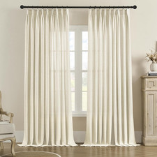 Extra Wide Faux Linen Pinch