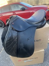 Albion GP Wide Black Leather Saddle – 18" Seat, Excellent Condition, One Owner