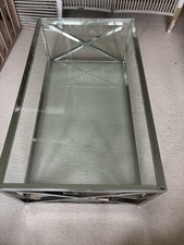 Neptune Manhattan Chrome Glass Coffee Table