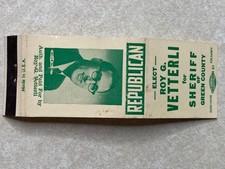 AH412 Matchbook Cover Elect