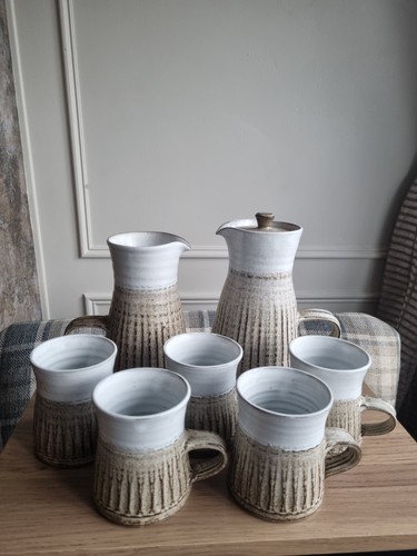Studio pottery tea set - tea, st