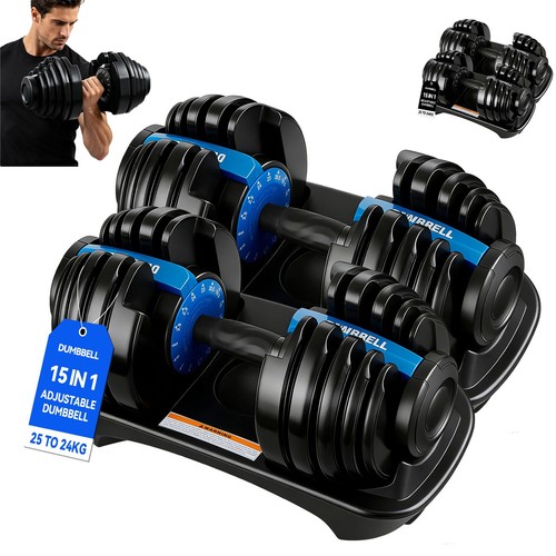 2xadjustable dumbbell 24kg - 2xadjustable,