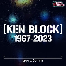 KEN BLOCK 1967 - 2023 RIP