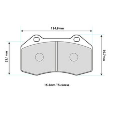 Ferodo Front DS3000 Brake Pads