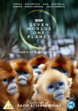 Seven Worlds, One Planet DVD (2019) David Attenborough cert PG 3 discs