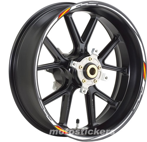 Tuning rim stickers with