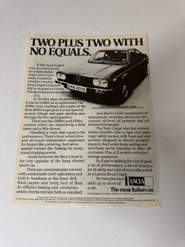 Original 1978 lancia beta - lancia,