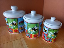 Set Of Three Ceramic Kitchen