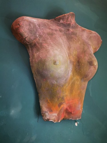 Raku ceramic female nude - ,
