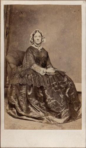 1861 maryport cdv lady - maryport,