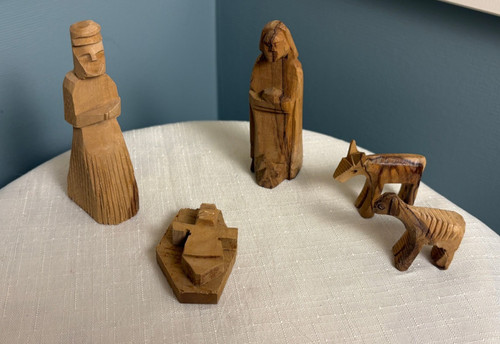 Vintage hand carved - hand, wood