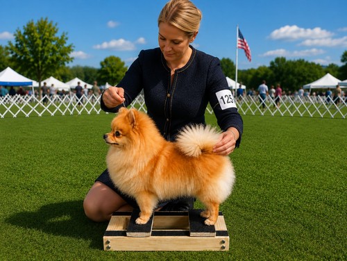 Dog training show - training,