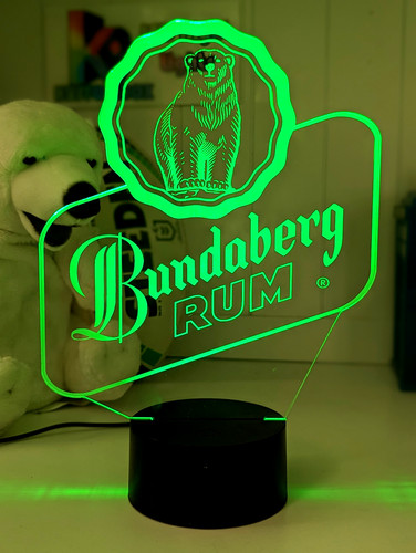 Bundaberg rum custom led - bundaberg,