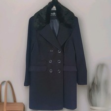 Wallis Coat Navy Double