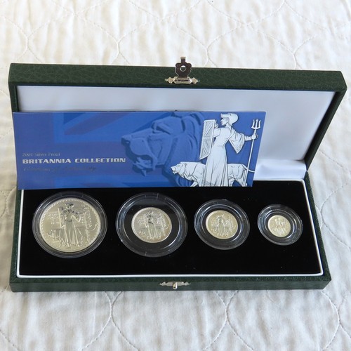 2001 silver proof britannia - silver,