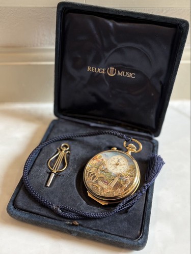 Antique reuge pocket watch - antique,