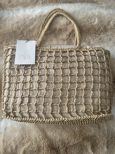 Zara braided tote bag - braided,