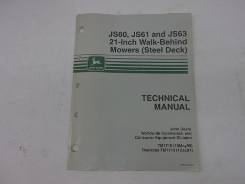 John deere models js60 - deere,