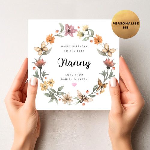 Personalised birthday card for - birthday,