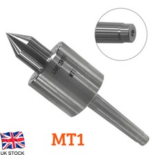 MT1 Live Center Morse Taper Triple Bearing Lathe Tools Turning Revolving Centers